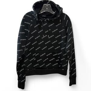 Black bebe hoodie with front